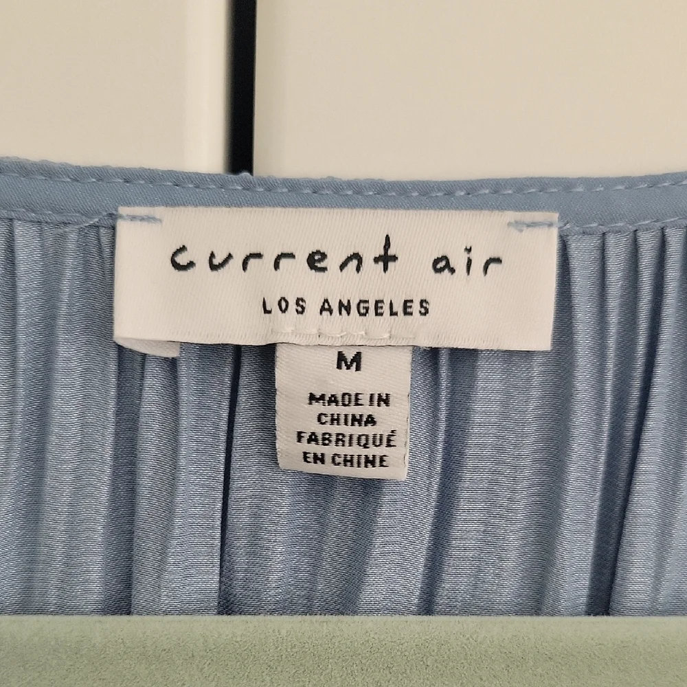 Current Air Light Blue Pleated Maxi Dress - Picture 2 of 4